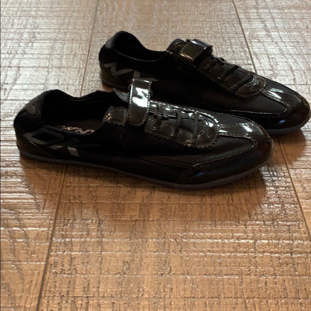 DKNY black sneakers